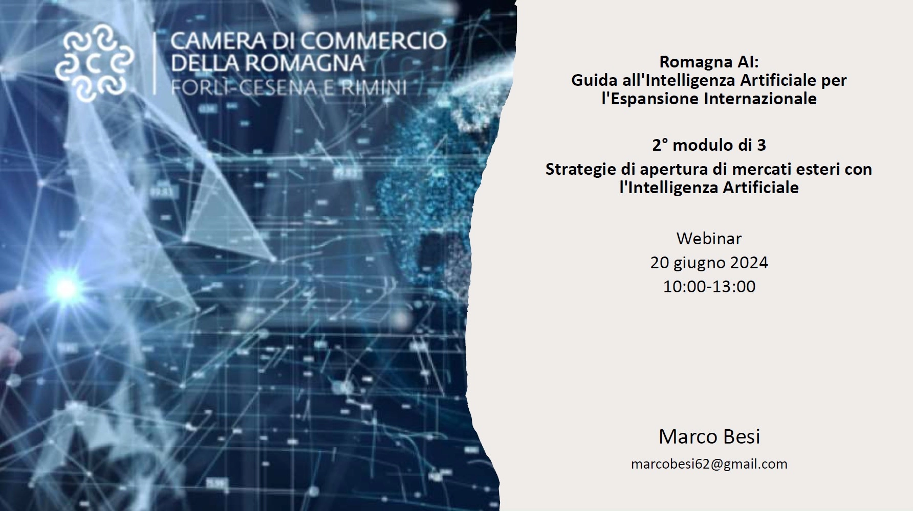 Intelligenza artificiale AI mercati esteri estero marketing